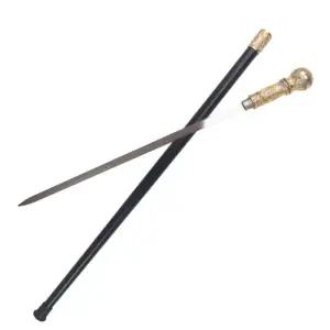 지팡이칼 둥근 미끄럼 등산 지팡이 경량 머리