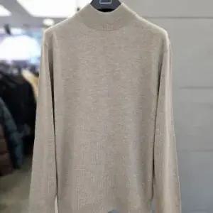 [바쏘]남자 반목 폴라티 니트 캐시미어 혼방 반폴라 터틀넥 WSAFZ4WN03A