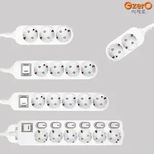 국내제조 펄스 이제로 접지 일반형 멀티탭 2구 3구 4구 5구 6구 멀티콘센트