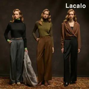 [Lacalo] 라칼로 25FW 울 와이드 팬츠 1종