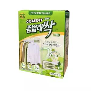 헨켈 컴배트 좀벌레싹 옷장용 허브향 6개입