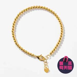 [한국금다이아몬드] *블프럭키템* 순금 러블리 골드 볼 팔찌 24K 4.98g