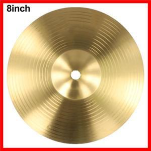 음악 프로그램용 드럼 금관 악기 심벌 드럼 심벌 8 10 인치 시끄러운 톤 금속 광택 선명한 톤 징글 사운드