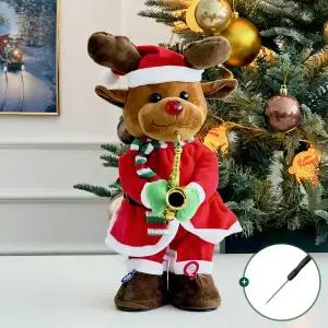 크리스마스 댄싱 루돌프 춤추는인형 말따라하는 캐릭터인형