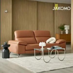 [자코모]드로우 3인 천연면피 소가죽 소파