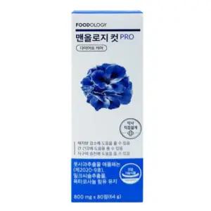 푸드올로지 맨올로지 컷 PRO 800mg x 80정 파란 통  보조제