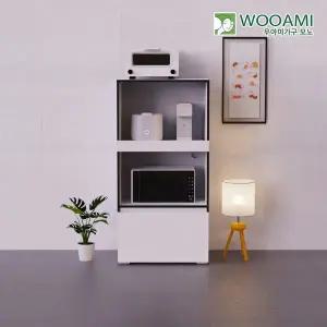 [신세계라이브쇼핑][착불] 우아미가구 모노 뮤트 렌지대 전자렌지수납장