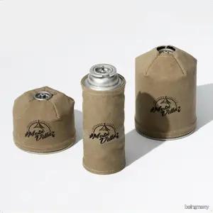 캠핑 이소가스 부탄가스 워머 보온 커버 캔버스 동계 원통형 야외 연료통 보호 덮개