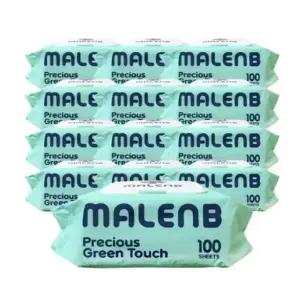 마렌비 물티슈 프리셔스 그린터치 100매 20팩 55평량 고평량 엠보싱