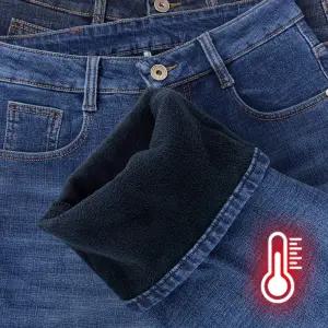 피크나인 모션진 기모 청바지 겨울 남성 데님 스판 남자 일자 팬츠