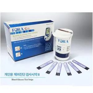 (3) FORA 포라 G11 혈당시험지 TD-4230 50매/통 유효기간 : 2026년11월
