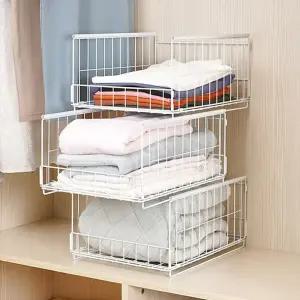 더조은 철조망 옷,수건,양말 간단한 심플 정리함