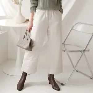 방한 여성 패딩 바지 솜 여자 겨울 조거 팬츠 등산 ae