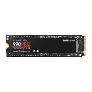 삼성 990 PRO NVMe M.2 SSD, 2TB, PCIe 4.0, 7,450MB/s 읽기, 6,900MB/s 쓰기, 내부 게임 및 비디오 편집, MZ-V9P2T0BW