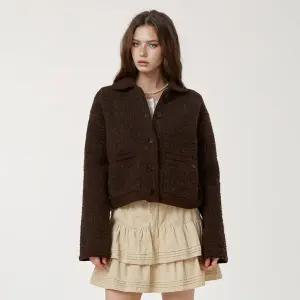 [후아유](신세계 사우스시티)Boucle Button Collar Cardigan(F) WHCKF4V83F
