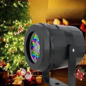 크리스마스 미러볼 홈파티 가정용 빔 프로젝터 파티용품 무대 클럽 레이저 조명