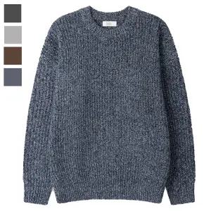 남자 베스타 보카시 라운드 긴팔 니트 SG-KN-Q082-블루