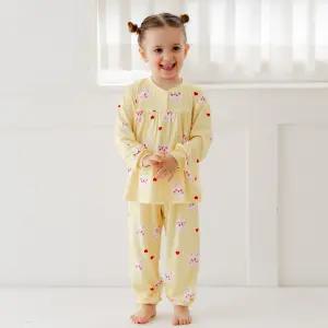 더미누 발그레 무형광 스판 파자마 9부 잠옷