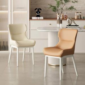 풀먼스 모던 심플한 고급 다이닝의자 식탁 의자 가죽 등받이 인테리아