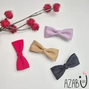 [아자브키즈] 모드 리본 핀 여아 아동 헤어 악세사리