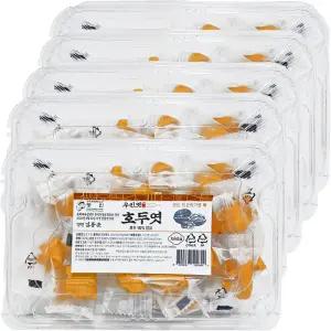 우진엿 호박엿 120g 5개 수제 전통엿 원산지:상세설명에 표시