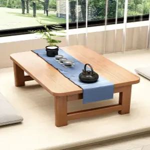 원목 접이식 좌식 테이블 낮은 티테이블 침대용 소파 탁자 컴퓨터 책상