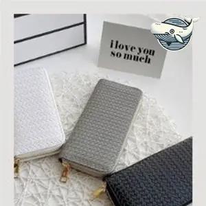 세련된 여성 지퍼형 지갑 다용도 카드 파우치