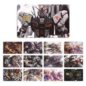 G 건담 소드 애니메이션 RX 78 2 ZGMF X19A 2.5D HD 무광택 PVC 스티커 필름 테이프 스킨 신용 카드 직불
