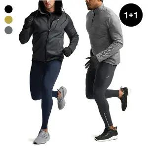 [테슬라][1+1] 남성 기모 런닝 레깅스