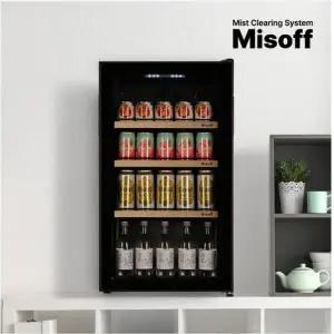 소형 미니 쇼케이스 냉장고음료수 냉장고 술 주류 가정용 업소용 미소프  KRCE-HQ98B / KRCE-HQ98C