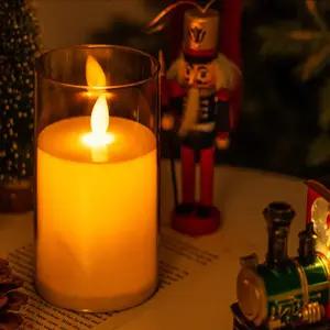 [문구티쳐] 민화 LED 흔들리는 캔들 / 캔들무드등 이벤트용LED촛불 집들이 연말 기념일 인테리어무드등 무선조명 전자양초