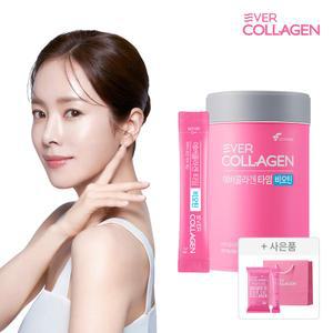 에버콜라겐 타임비오틴 30포, 1개+증정(에버콜라겐 타임 10일분, 1개+쇼핑백)