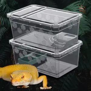 사육장 파충류 케이지 도마뱀 키우기 크레용품 대형 스티드게코먹이 레오파드 가고일 반려동물 펫용품 애완