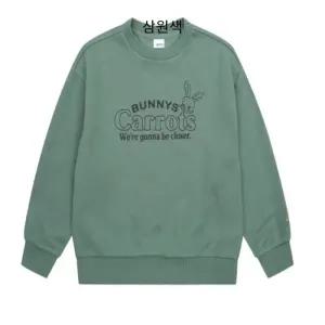 에스핏 HC22 세미오버핏래핏티셔츠 CARROT 세미 오버 기모 스웨트셔츠 sjy711fkrt28