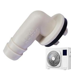 LG/Media/Haier/Kelon/Gree AC 장치용 고무 링이 있는 15mm 에어컨 외부 배수 호스 커넥터 엘보