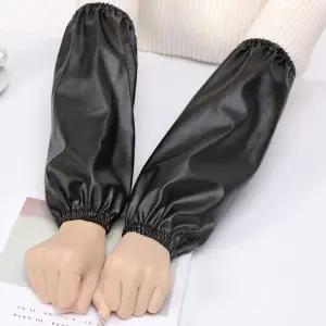 방수 팔토시 보급형 위생 안전 주방 작업 미술 블랙 가죽토시 시보리 용