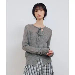 MA JOURNEE 스트링 가디건_그레이
