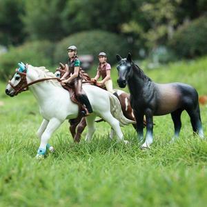 현실적인 야생 말 액션 피규어 장난감 - 어린이를 위한 소장용 동물 모델 애호가를 완벽한