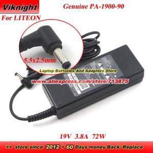 LITEON PA-1900-90 AC 어댑터 19V 3.8A 72W 전원 공급 장치(5.5X2.5mm 팁 충전기 포함)