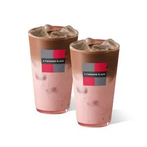 [투썸] 스트로베리 초콜릿 라떼 R 2잔