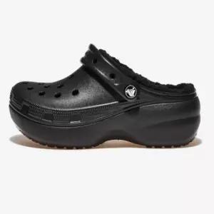 갤러리아 [CROCS]클래식 플랫폼 라인드 클로그 W/CRS207938_BLACK