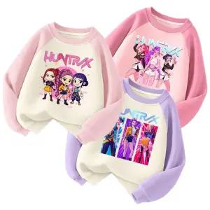 케이팝 데몬헌터스 맨투맨 티셔츠 후드티 겨울 긴팔 플리스 키즈긴팔 루미 키즈 가을 미라