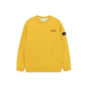 NATIONAL GEOGRAPHIC KIDS K221USW050 컨셉 그래픽 맨투맨 MUSTARD 5004678703