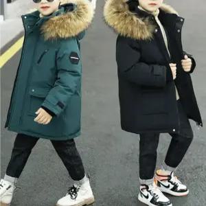 남아 아동 주니어 패딩점퍼 사파리 겨울 패딩점퍼