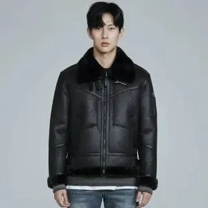 [버커루]남성 하이넥 빈티지 무스탕(B224LI010P)