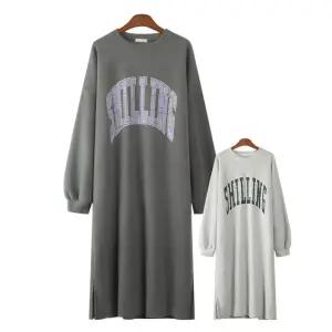 에스티아 2502 후리스 롱 원피스 빅사이즈