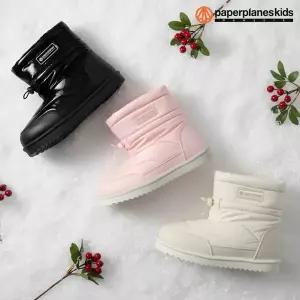 [페이퍼플레인키즈]PK8241 아동 키즈 유아 주니어 보온 방한 패딩 부츠 겨울 어린이