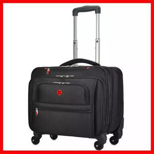 남녀공용 다층 롤링 수하물 컴퓨터 탑승 가방, 18 인치 캐리 온 트롤리 여행 브랜드 럭셔리
