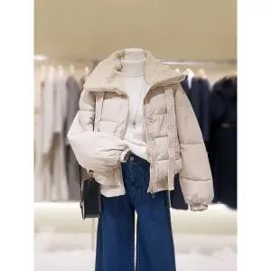 [롯데백화점]SOUP 뽀글이카라 숏 패딩 점퍼  SBAPA8Z