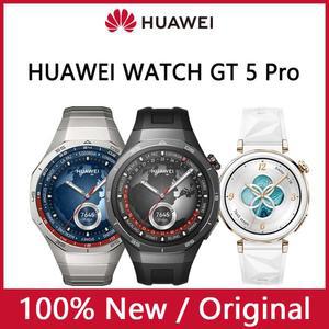 화웨이 워치 GT 5 프로 스마트워치, 세라믹 및 티타늄 GT5 프로, 글로벌 버전, iOS 안드로이드 호환